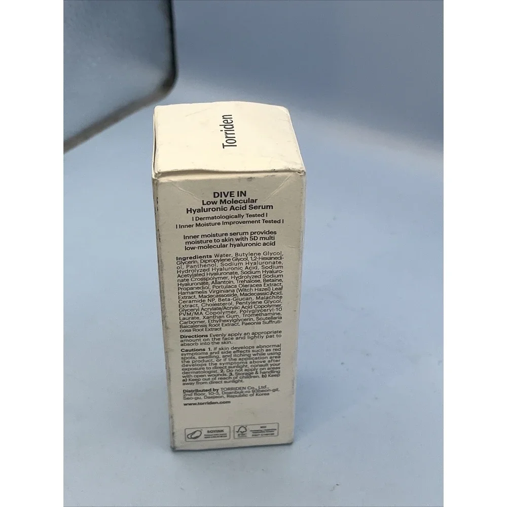 (US Seller) Torriden DIVE-IN Low-Molecular Hyaluronic Acid Serum 50ml